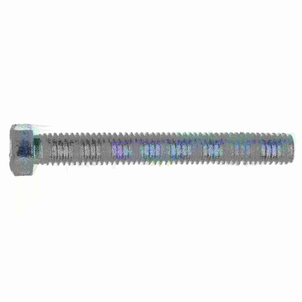 Midwest Fastener Grade 5, 7/16"-14 Hex Head Cap Screw, Zinc Plated Steel, 3-1/2 in L, 2 PK 933985 - main